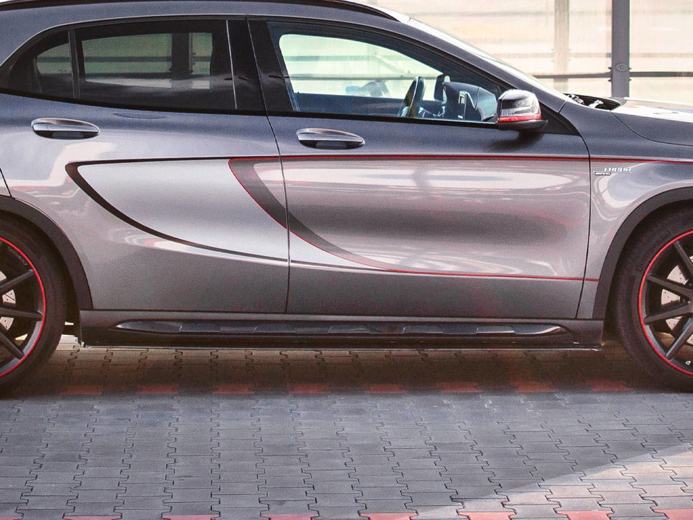 Side Skirts Splitters Mercedes-benz GLA 45 AMG SUV (X156) Pre-facelift (2014-2017) - Textured