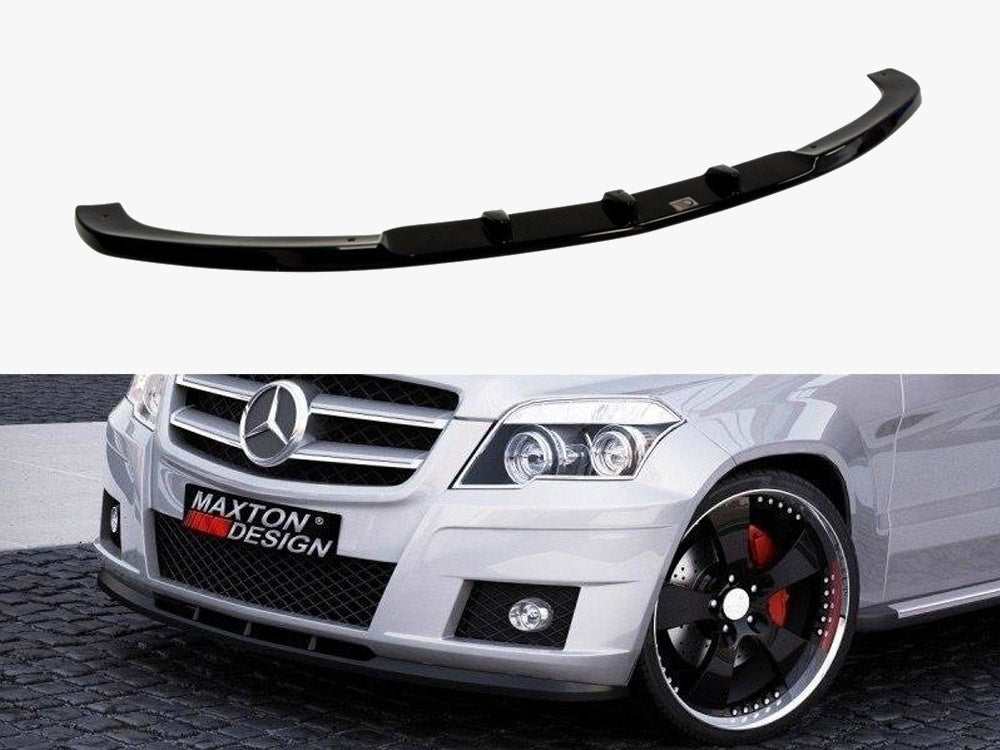 Maxton Design Front Splitter Mercedes GLK W204 (For Standard Bumper) - Carbon Look - ME-GLK-204-FD1C - Image 1
