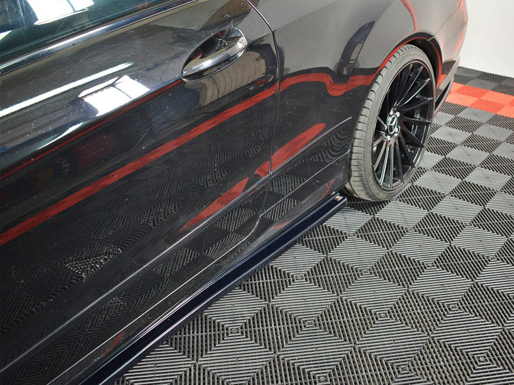 Maxton Design Side Skirts Diffusers Mercedes E-Class W207 Coupe AMG Line - ME-E-207-AMGLINE-C-SD1G - Image 3