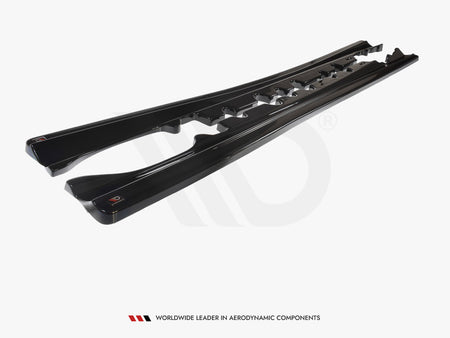 Maxton Design Side Skirts Diffusers Mercedes E-Class W207 Coupe AMG Line - ME-E-207-AMGLINE-C-SD1G - Image 4