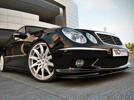 Maxton Design Front Splitter Mercedes E W211 AMG Preface - ME-E-W211-AMG-FD1G - Image 3