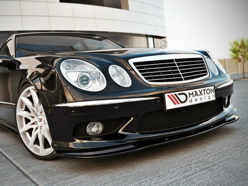Maxton Design Front Splitter Mercedes E W211 AMG Preface - ME-E-W211-AMG-FD1G - Image 1