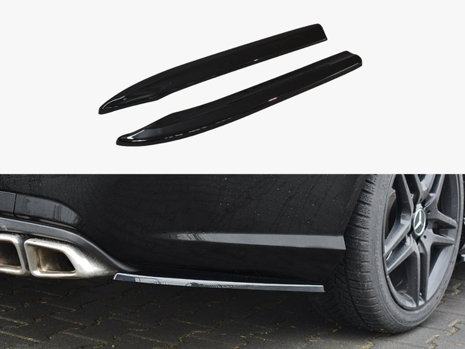Maxton Design Rear Side Splitters Mercedes E-class 212 63 AMG (2009-2012) - ME-E-212-AMG-RSD1G - Image 1