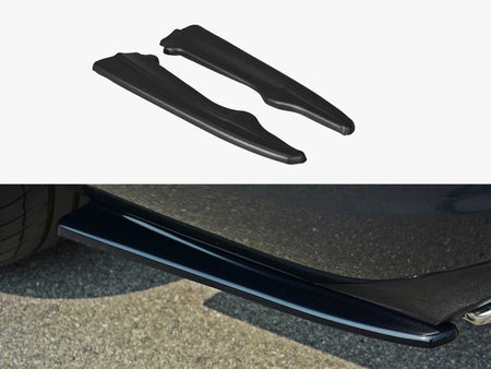 Rear Side Splitters Mercedes - Benz E Coupe / Cabrio C207 Facelift / A207 Facelit - Carbon Look