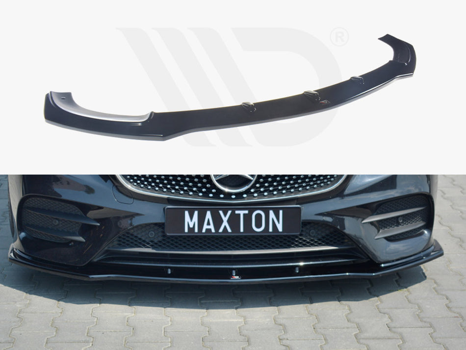 MAXTON DESIGN Front Splitter V.1 Mercedes-Benz E-Class W213 Coupe (C238) / Cabriolet (A238) AMG-Line / 53 AMG