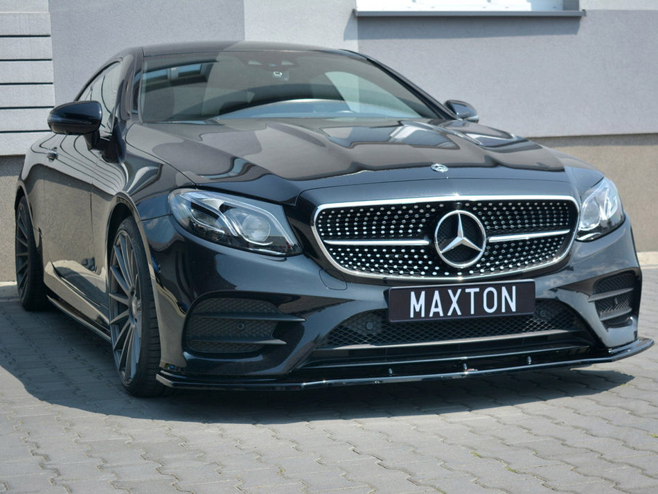 Maxton Design Front Splitter V.1 Mercedes-Benz E-Class W213 Coupe (C238) / Cabriolet (A238) AMG-Line / 53 AMG - ME-E-213-AMGLINE-C-FD1G - Image 2