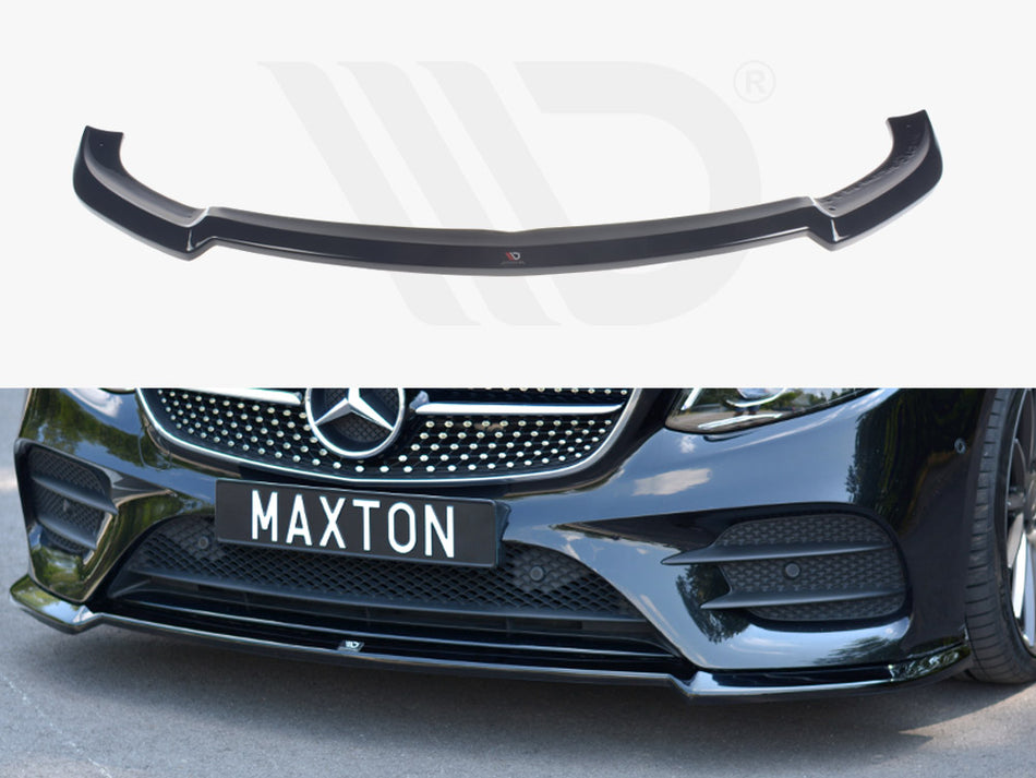 MAXTON DESIGN Front Splitter V.2 Mercedes-Benz E-Class W213 Coupe (C238) / Cabriolet (A238) AMG-Line / 53 AMG