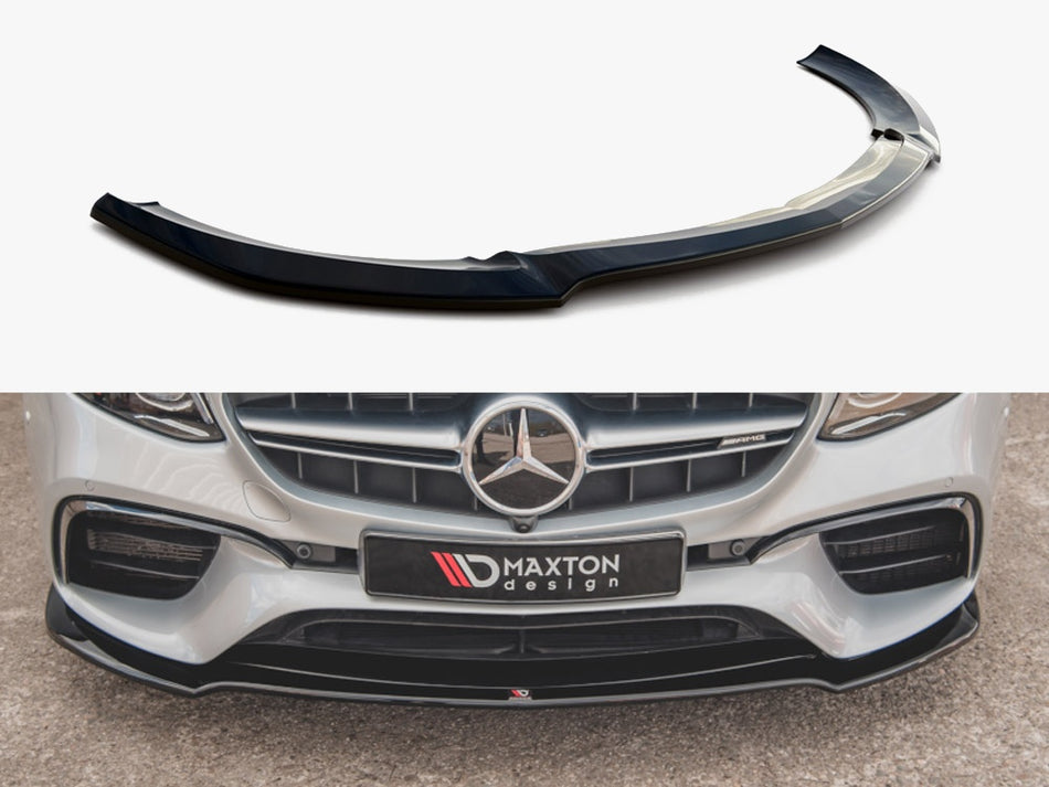 Maxton Design Front Splitter V.1 Mercedes E63 AMG Estate / Saloon S213 / W213 - ME-E-213-63-ES-FD1G - Image 1
