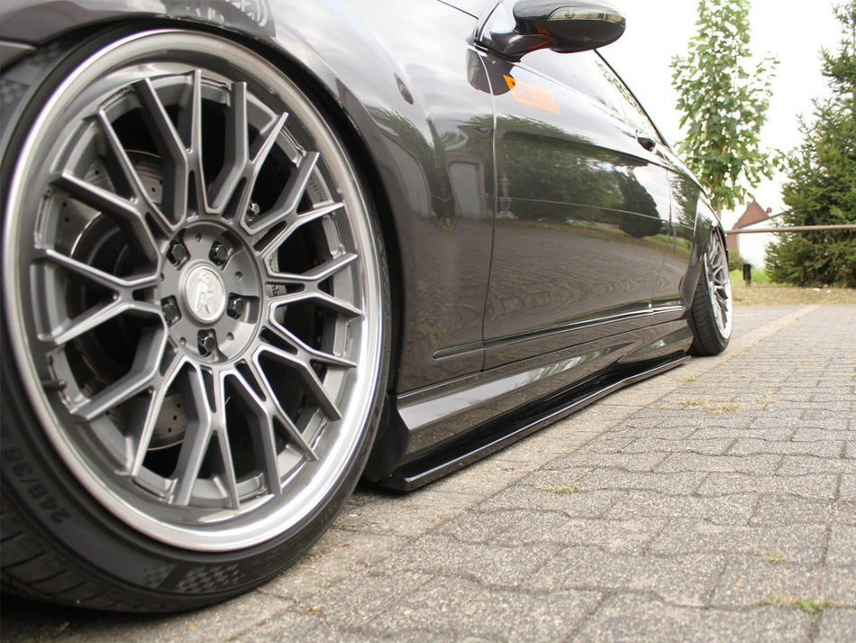 Side Skirts Diffusers Mercedes CL 500 C216 Amgline (2006-2010) - Textured
