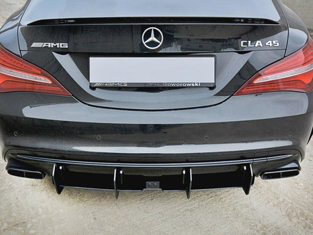 Maxton Design Rear Diffuser V.2 Mercedes CLA A45 AMG C117 Facelift - ME-CLA-117F-AMG-CNC-RS2A - Image 1