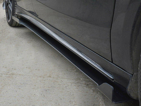 Racing Side Skirts Diffusers V.1 Mercedes CLA A45 AMG C117 Facelift (2017-UP)