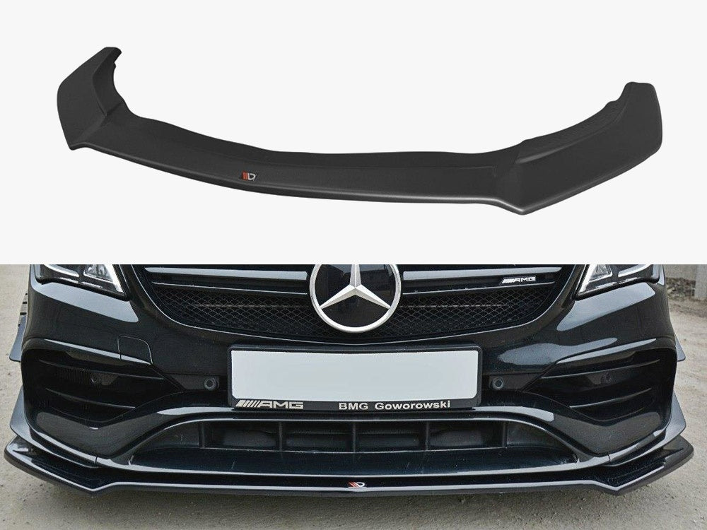 Maxton Design Front Splitter V.2 Mercedes CLA 45 AMG C117 (Facelift) (2017-UP) - Textured - ME-CLA-117F-AMG-FD2T - Image 1