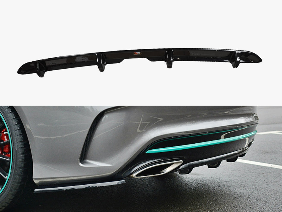 Maxton Design Rear Valance Mercedes-Benz CLA C117 AMG-Line Facelift - ME-CLA-117F-AMGLINE-RS1G - Image 1