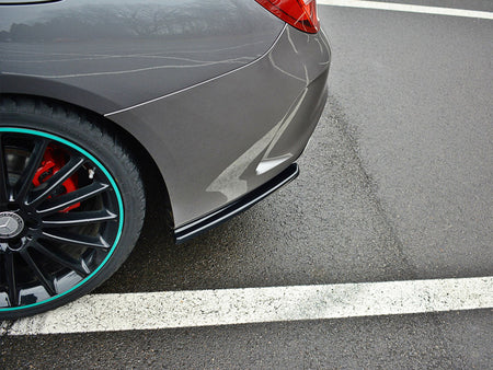 Rear Side Splitters Mercedes-Benz CLA C117 AMG-Line Facelift - Textured