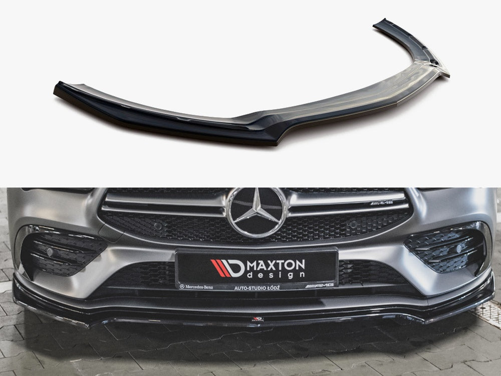 Maxton Design Front Splitter V.1 Mercedes-AMG CLA 35 Aero C118 - ME-CLA-118-35AMG-FD1G - Image 1