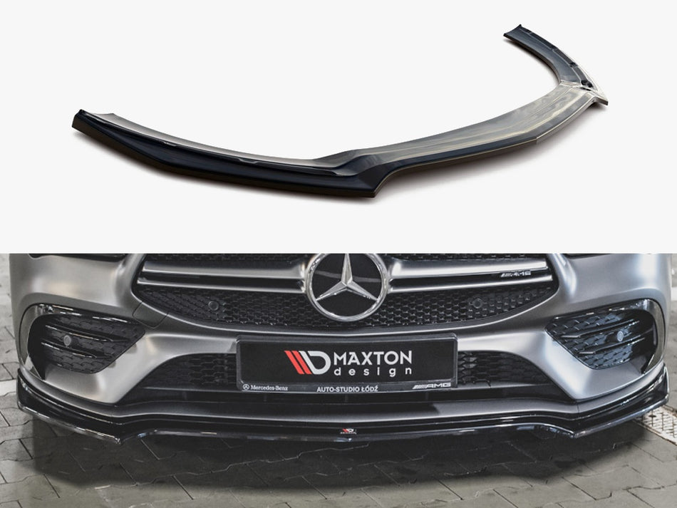 Maxton Design Front Splitter V.1 Mercedes-AMG CLA 35 Aero C118 - ME-CLA-118-35AMG-FD1G - Image 1