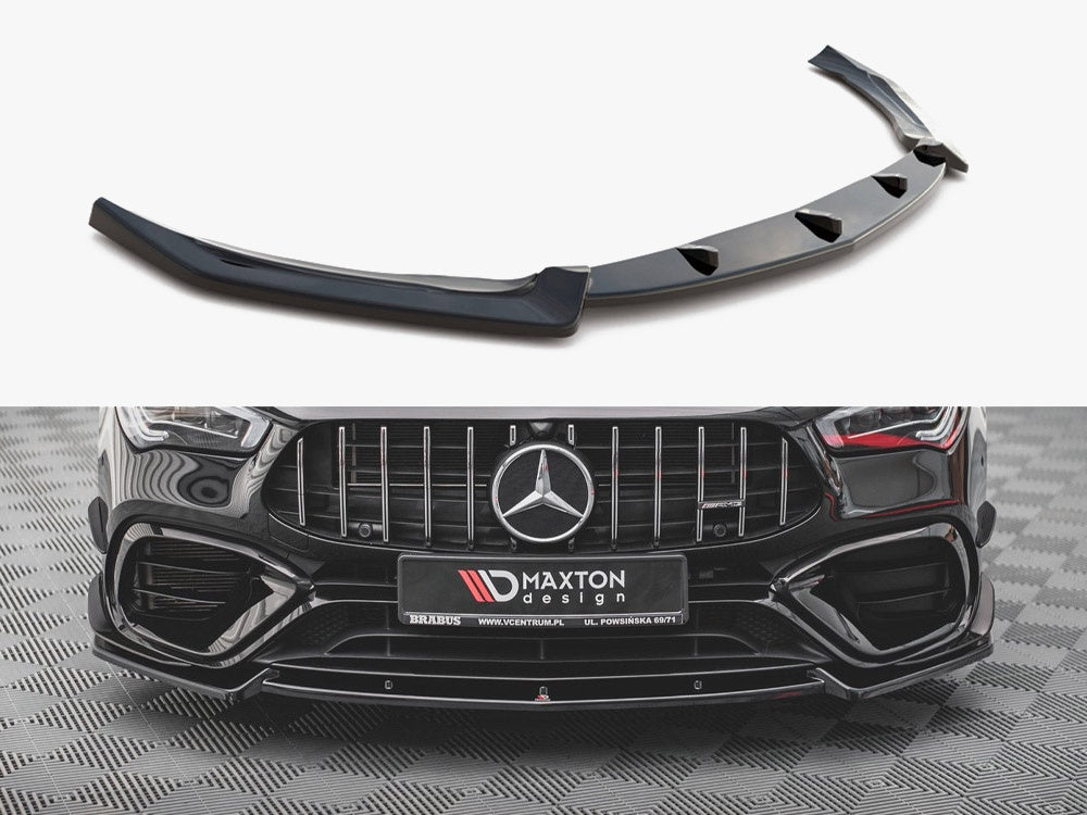 Maxton Design Front Splitter V.2 Mercedes-AMG CLA 45 Aero C118 - ME-CLA-118-45AMG-FD2G - Image 1