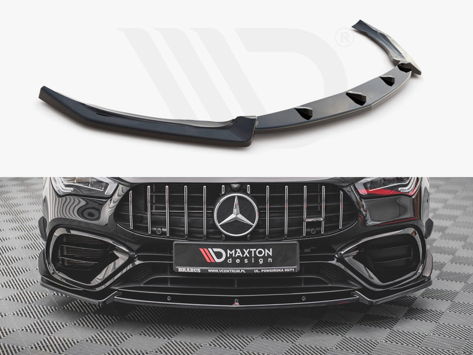 MAXTON DESIGN Front Splitter V.2 Mercedes-AMG CLA 45 Aero C118