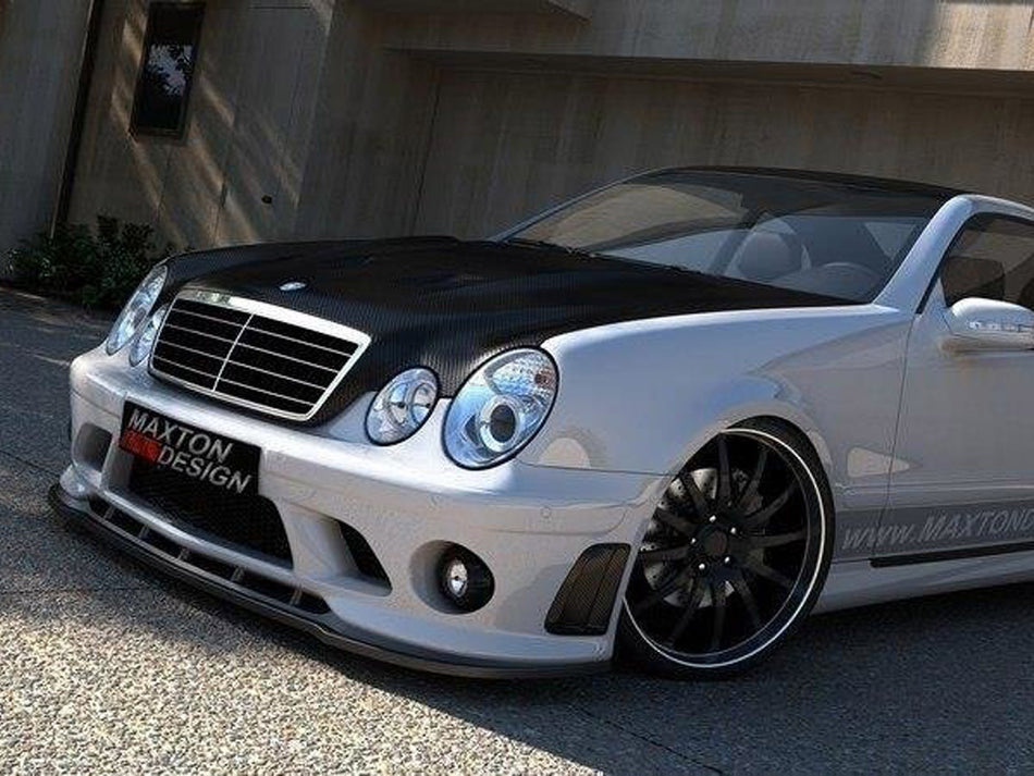 Maxton Design Front Splitter Mercedes CLK W208 (For ME-CLK-208-AMG204-F1 Bumper) - ME-CLK-208-AMG204-FD1G - Image 1