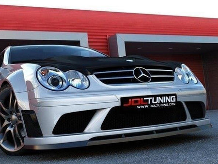 Front Splitter Mercedes CLK W209 (For ME-CLK-209-BLACK-F1 Bumper) - Textured