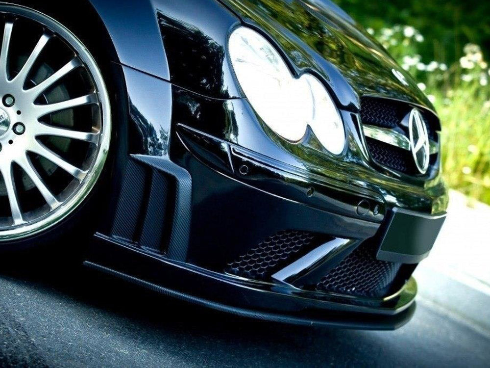 Maxton Design Front Splitter Mercedes CLK W209 Black (SL Black Series Look) - ME-CLK-209-BLACK-SL-FD2G - Image 2