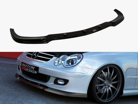 Maxton Design Front Splitter Mercedes CLK W209 Facelift Model For Standard Version - ME-CLK-209F-FD1G - Image 1