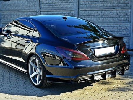 Maxton Design Rear Diffuser Mercedes CLS C218 AMG-Line - ME-CLS-218-CNC-RS1A - Image 2