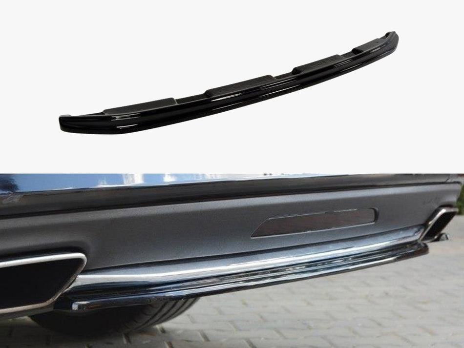 Maxton Design Central Rear Splitter Mercedes CLS C218 Amg-line (Without A Vertical BAR) (2011-2014) - ME-CLS-218-RD1G - Image 1