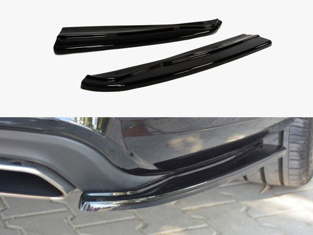 Maxton Design Rear Side Splitters Mercedes CLS C218 Amg-line (2011-2014) - Carbon Look - ME-CLS-218-RSD1C - Image 1