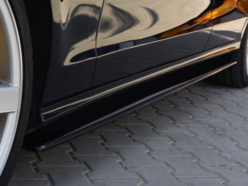 Side Skirts Diffusers Mercedes CLS C218 Amg-line (2011-2014) - Carbon Look