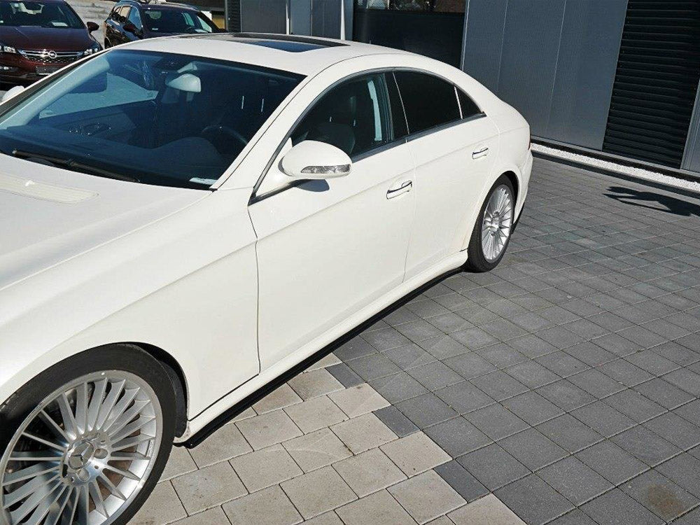 Maxton Design Side Skirts Diffusers Mercedes CLS C219 55AMG (2004-2006) - ME-CLS-219-AMG-SD1G - Image 3