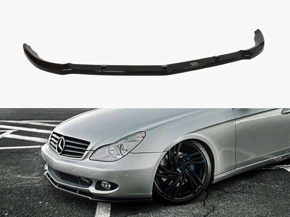 Maxton Design Front Splitter Mercedes CLS C219 Standard Bumper (2004-2008) - ME-CLS-C219-FD1G - Image 1