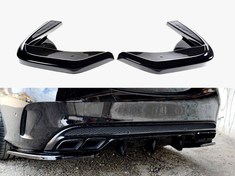 Maxton Design Rear Side Splitters Mercedes-AMG C 43 W205 - Carbon Look - ME-C-205-AMG-RSD1C - Image 1