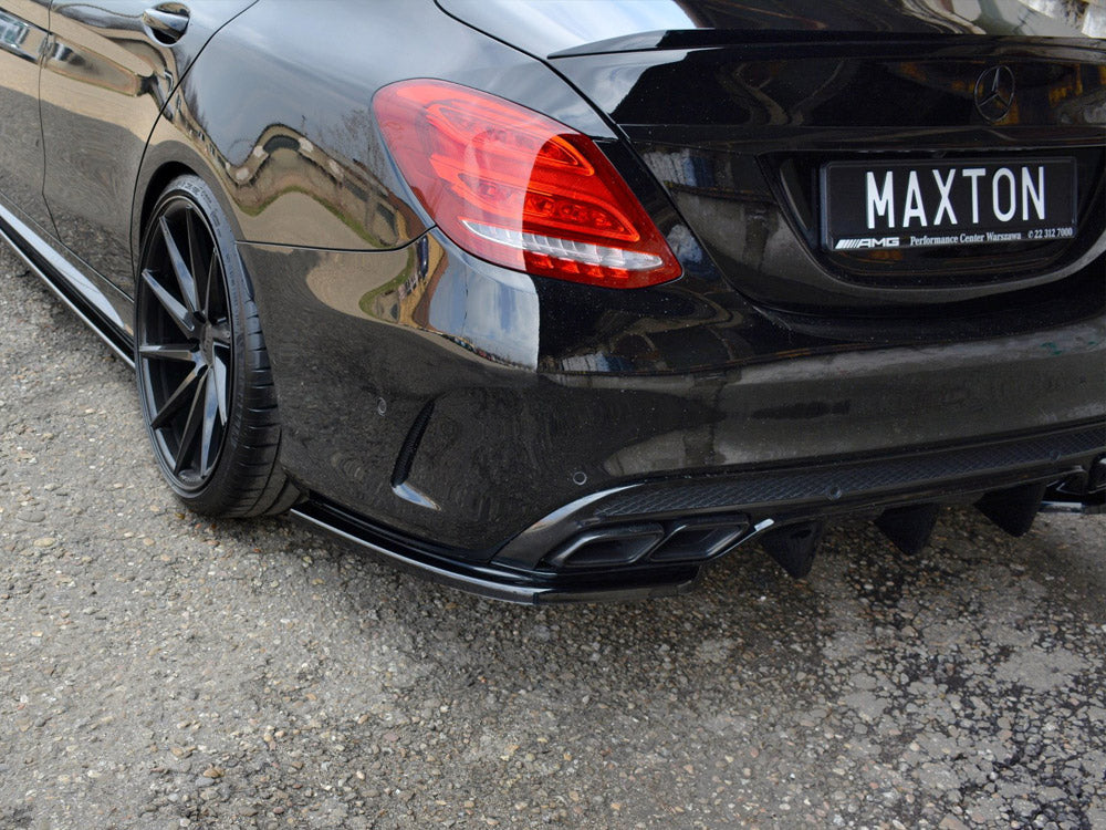 Rear Side Splitters Mercedes-AMG C 43 W205 - Carbon Look