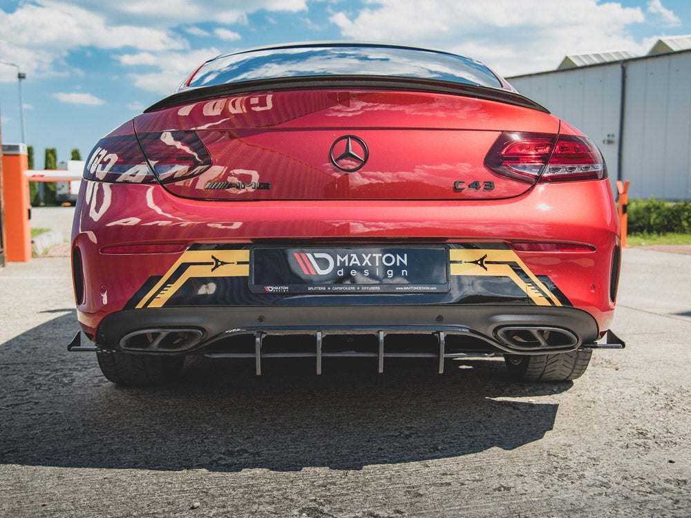 Maxton Design Street PRO Rear Diffuser Mercedes-AMG C43 Coupe C205 - MEC20543AMGCNC-RS1B - Image 3