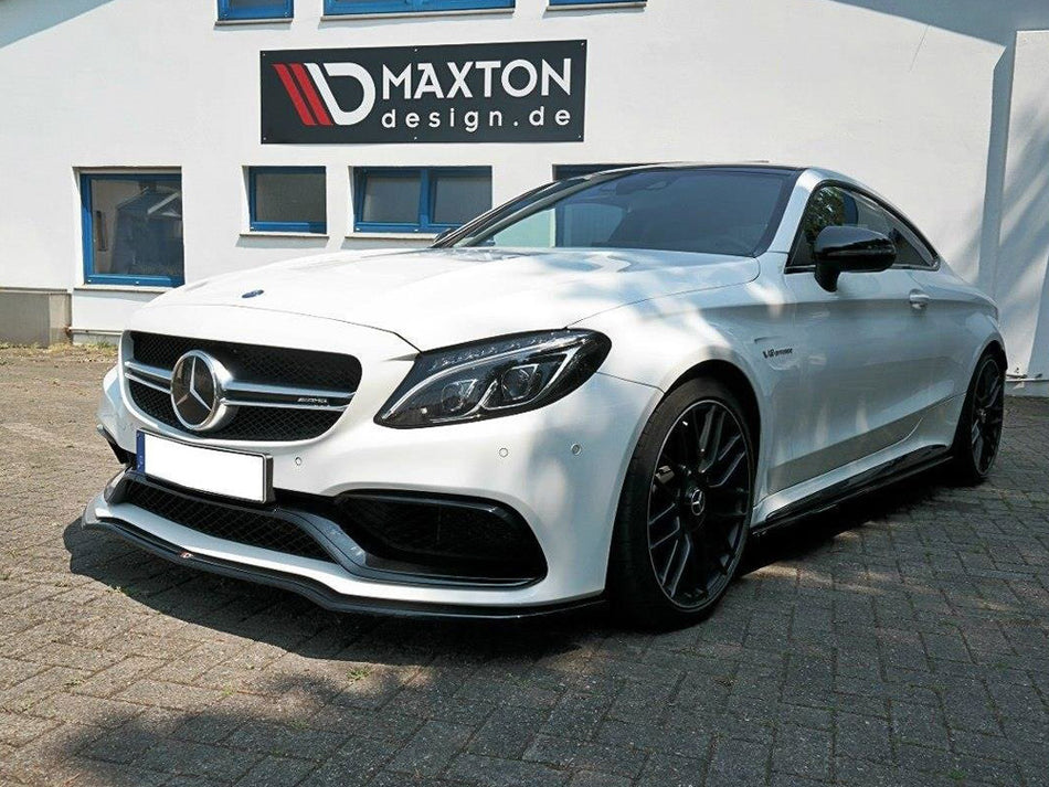 Maxton Design Front Splitter V.1 Mercedes C 205 63 AMG Coupe - ME-C-205-AMG-C-FD1G - Image 2