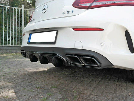 Maxton Design Rear Valance Mercedes C 205 63 AMG Coupe (2016-2018) - Textured - ME-C-205-AMG-C-RS1T - Image 4