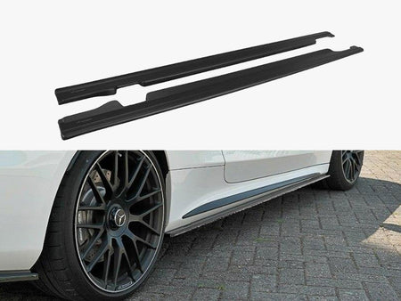 Maxton Design Side Skirts Splitters Mercedes C 205 63 AMG Coupe (2016-2018) - Textured - ME-C-205-AMG-C-SD1T - Image 1