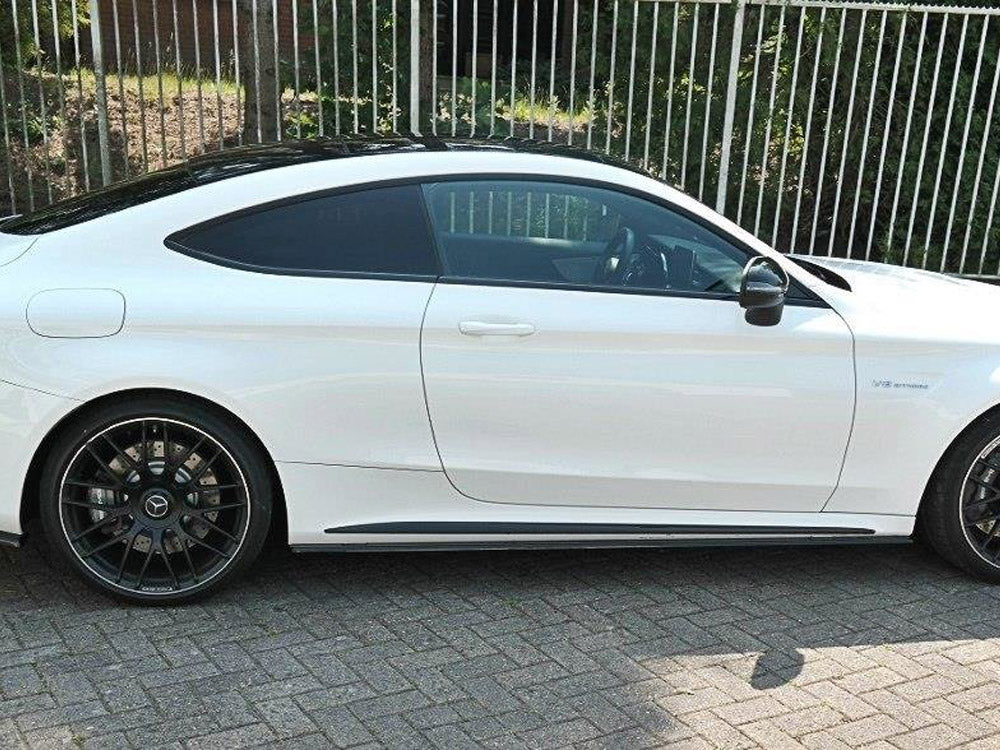 Maxton Design Side Skirts Splitters Mercedes C 205 63 AMG Coupe (2016-2018) - ME-C-205-AMG-C-SD1G - Image 2