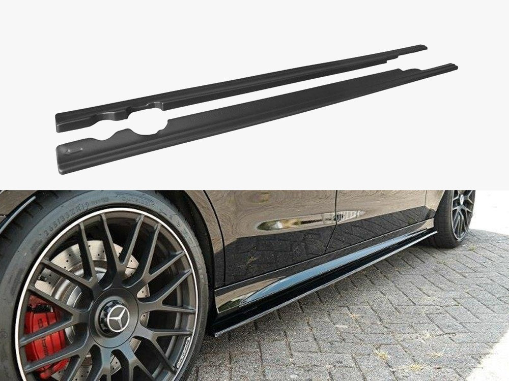 Maxton Design Side Skirts Diffusers V.1 Mercedes-AMG C63 Sedan / Estate W205 / S205 - ME-C-205-AMG-ES-SD1G - Image 1