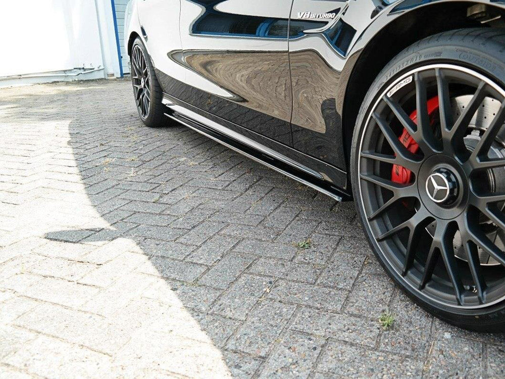 Maxton Design Side Skirts Diffusers V.1 Mercedes-AMG C63 Sedan / Estate W205 / S205 - ME-C-205-AMG-ES-SD1G - Image 2