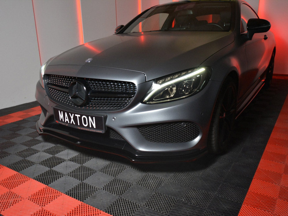 Maxton Design Front Splitter Mercedes C-class W205 Coupe Amg-line (2015-2018) - ME-C-205-AMGLINE-C-FD1G - Image 2