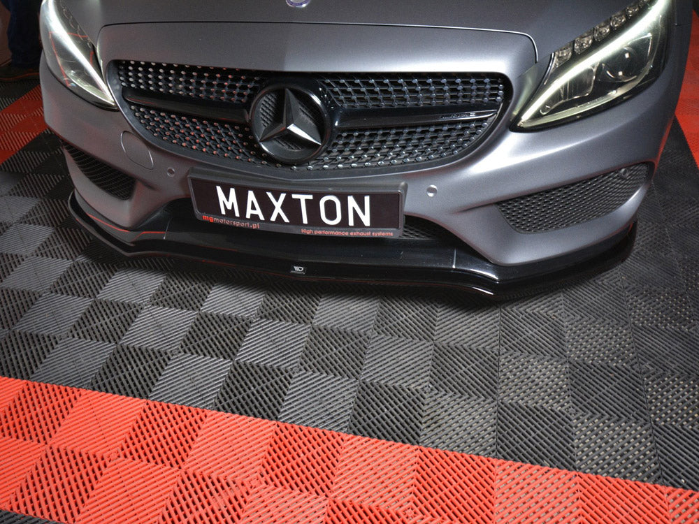 Maxton Design Front Splitter Mercedes C-class W205 Coupe Amg-line (2015-2018) - ME-C-205-AMGLINE-C-FD1G - Image 3
