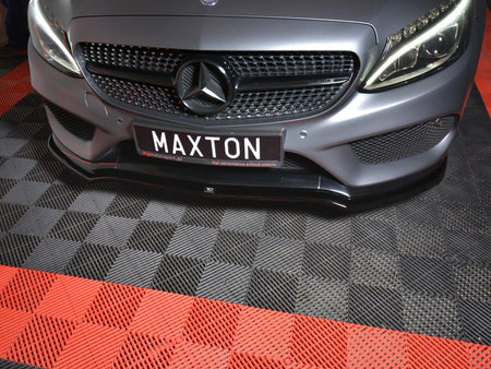 Maxton Design Front Splitter Mercedes C-class W205 Coupe Amg-line (2015-2018) - ME-C-205-AMGLINE-C-FD1G - Image 3
