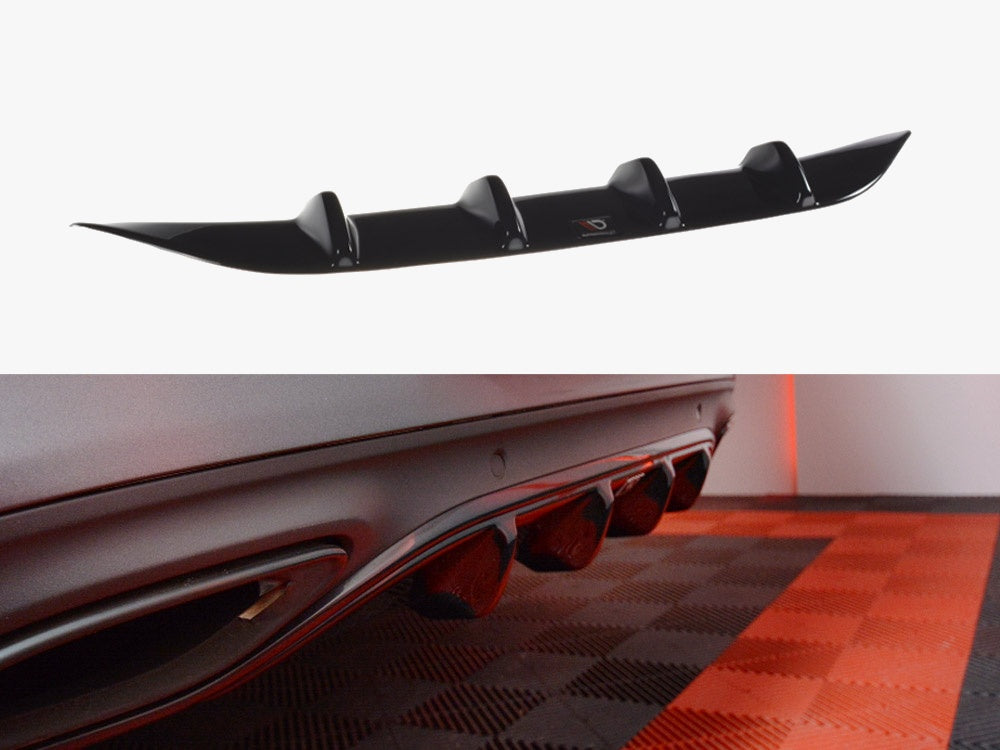 Maxton Design Rear Diffuser Mercedes C-Class W205 Coupe AMG-Line - ME-C-205-AMGLINE-C-RS1G - Image 1