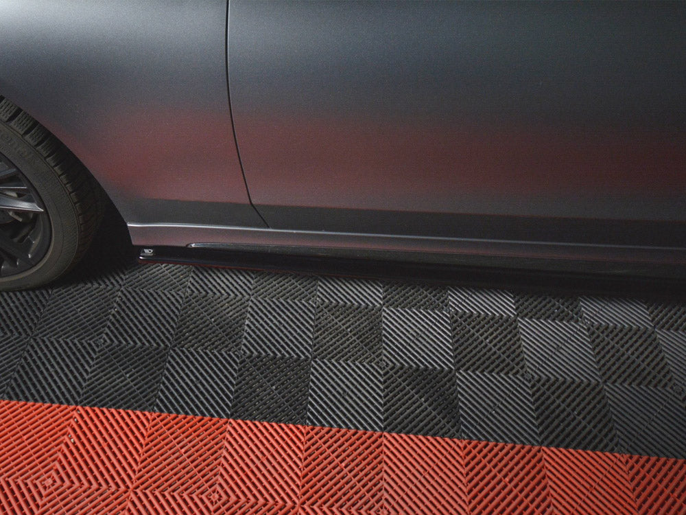 Maxton Design Side Skirts Splitters Mercedes C-class W205 Coupe Amg-line (2015-2018) - ME-C-205-AMGLINE-C-SD1G - Image 4