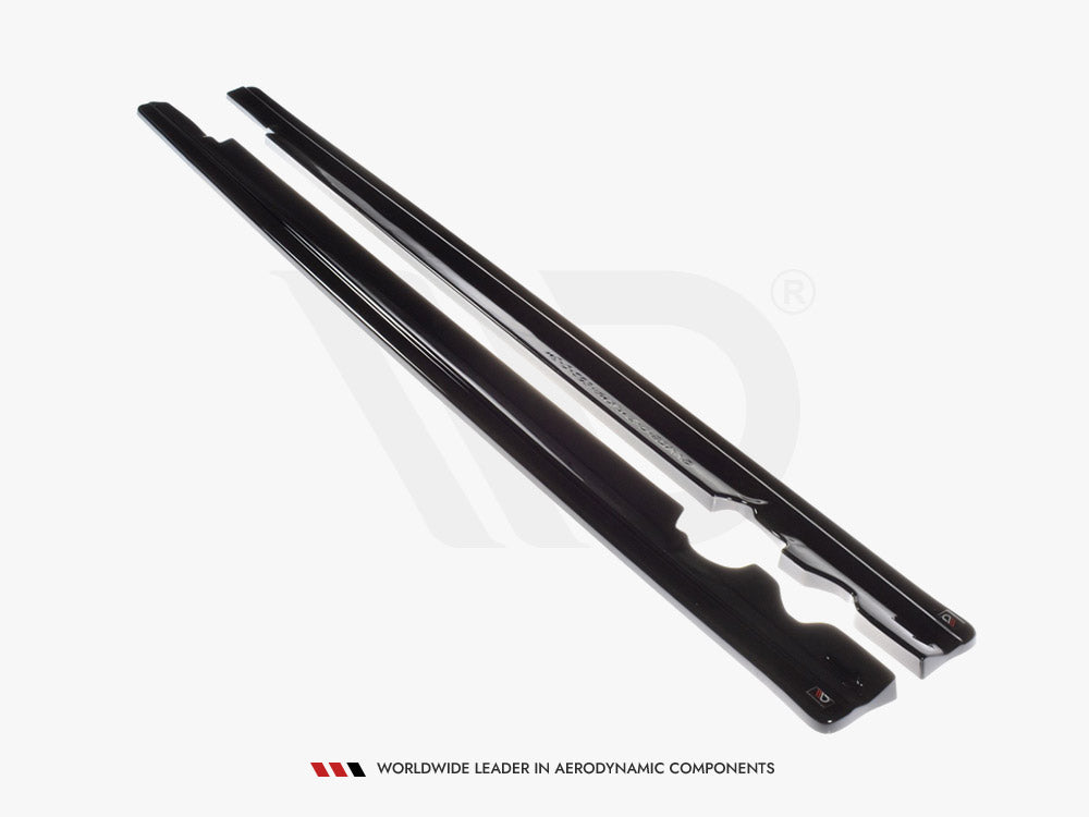 Maxton Design Side Skirts Splitters Mercedes C-class W205 Coupe Amg-line (2015-2018) - ME-C-205-AMGLINE-C-SD1G - Image 5