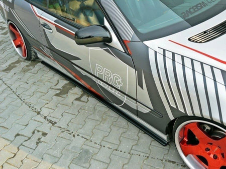 Maxton Design Side Skirts Diffusers Mercedes CL-Class C215 - Carbon Look - ME-CL-215-SD1C - Image 2