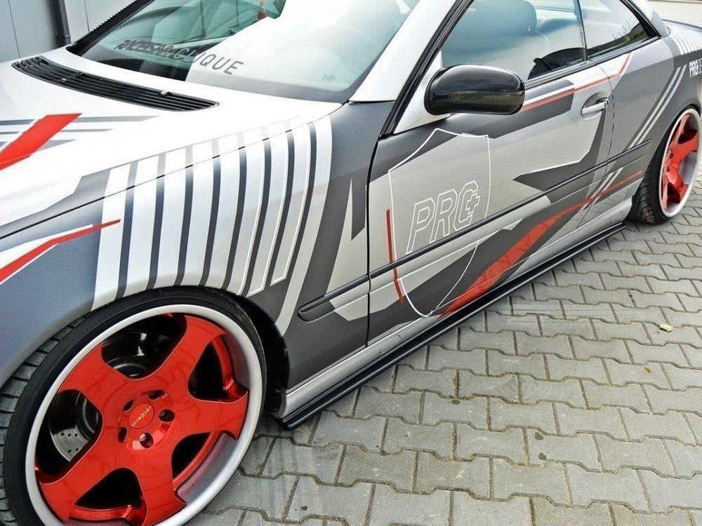 Side Skirts Diffusers Mercedes CL-Class C215 - Carbon Look