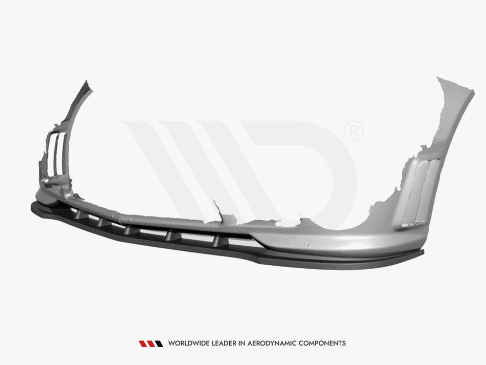 MAXTON DESIGN Front Splitter Mercedes-Benz C63 AMG Sedan / Estate W204 / S204 - Textured